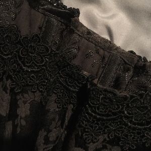 Black vintage corset